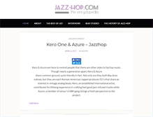 Tablet Screenshot of jazz-hop.com